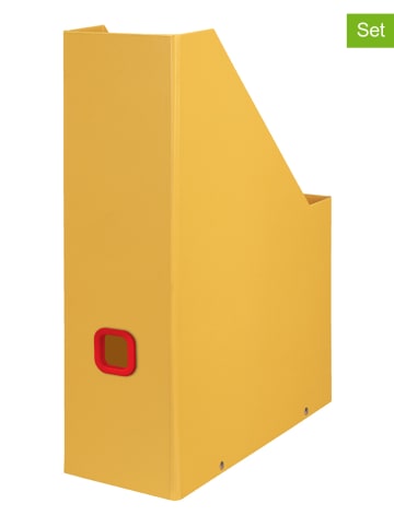 Leitz 3-delige set: documentverzamelaars "Cosy" geel