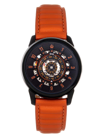 Reign Zegarek automatyczny "Monterey" w kolorze czarno-pomarańczowym