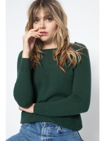Perfect Cashmere Kazmirowy sweter w kolorze ciemnozielonym