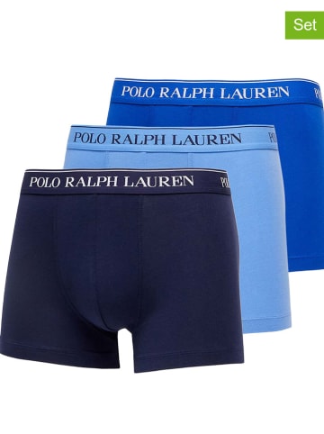 POLO RALPH LAUREN 3-delige set: boxershorts lichtblauw/blauw/donkerblauw