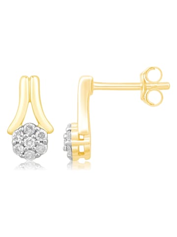 Art Diamant Paris Gouden oorstekers met diamanten