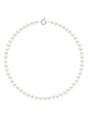 Mitzuko Perlen-Halskette in Weiß - (L)42 cm