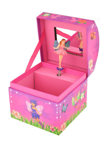 Toi-Toys Schmuckkästchen "Fairies" in Pink - (B)10 x (H)11 x (T)10 cm