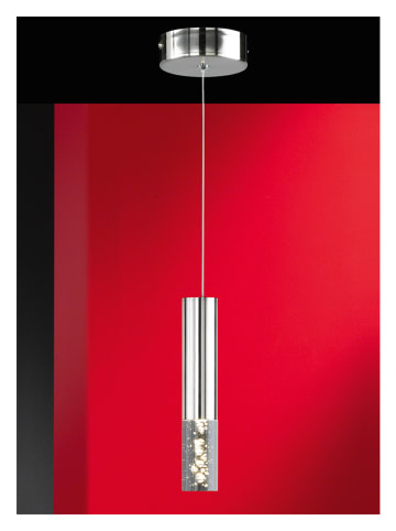 FISCHER & HONSEL Lampa wisząca LED "Bubble" w kolorze srebrnym - Ø 10 cm