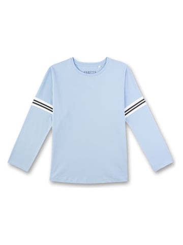 Sanetta Koszulka piżamowa w kolorze błękitnym