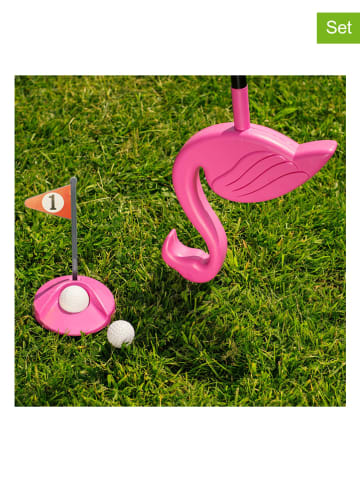 Thumbs Up 4-delige minigolfset "Flamingolf" roze - vanaf 5 jaar