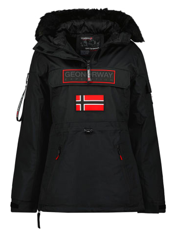 Geographical Norway Kurtka zimowa "Bruna" w kolorze czarnym