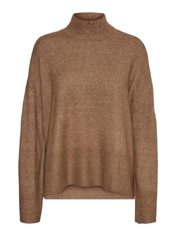 Vero Moda Sweter "Wind" w kolorze jasnobrązowym