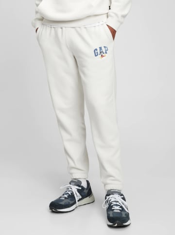 GAP Spodnie dresowe w kolorze białym