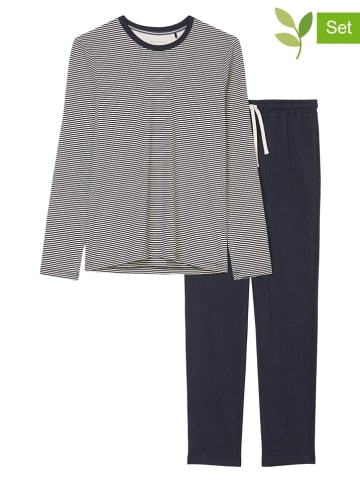 Marc O´Polo Bodywear 2-delige loungewearset donkerblauw/wit