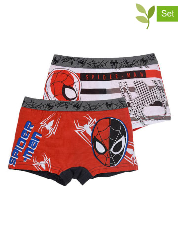 Spiderman 2-delige set: boxershorts "Spiderman" rood/zwart