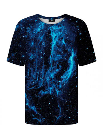 Mr GUGU & MISS GO T-shirt w kolorze czarno-niebieskim ze wzorem