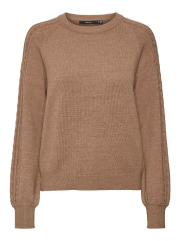 Vero Moda Sweter "New Melena" w kolorze brązowym