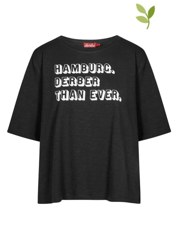 Derbe Shirt "Than Ever" zwart
