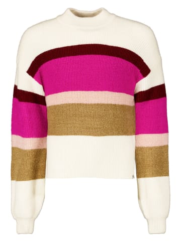Garcia Sweter w kolorze różowo-kremowym