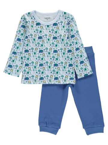 Lamino Pyjama lichtblauw/blauw