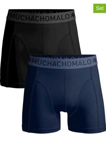Muchachomalo 2-delige set: boxershorts donkerblauw/zwart
