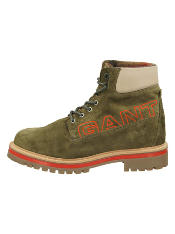 Gant Leren boots "Palmont" kaki