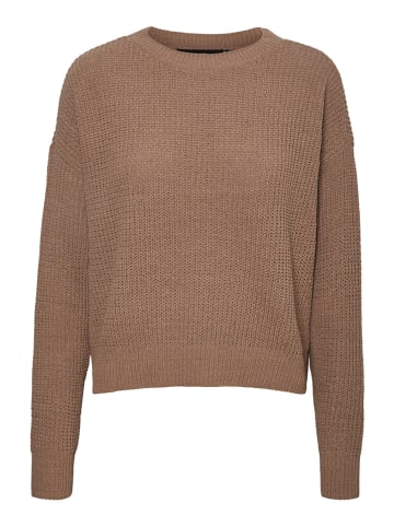 Vero Moda Sweter "Sadie" w kolorze jasnobrązowym