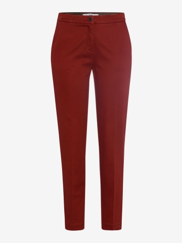 BRAX Spodnie "Maron" w kolorze czerwonym