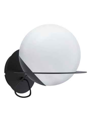 EGLO Lampa ścienna "Sabalete" w kolorze czarno-białym - 21 x 21,5 cm