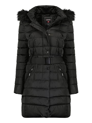 ANAPURNA Płaszcz zimowy "Anemona" w kolorze czarnym