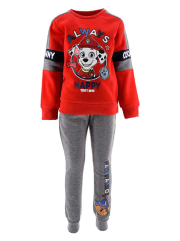 Paw Patrol 2-delige outfit "Paw Patrol" rood/grijs