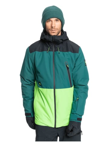 Quiksilver Kurtka narciarska w kolorze zielonym