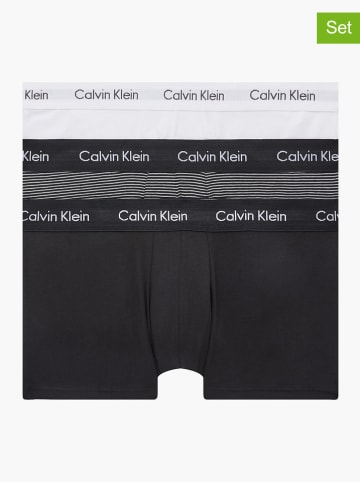 CALVIN KLEIN UNDERWEAR 3-delige set: boxershorts zwart/grijs/wit