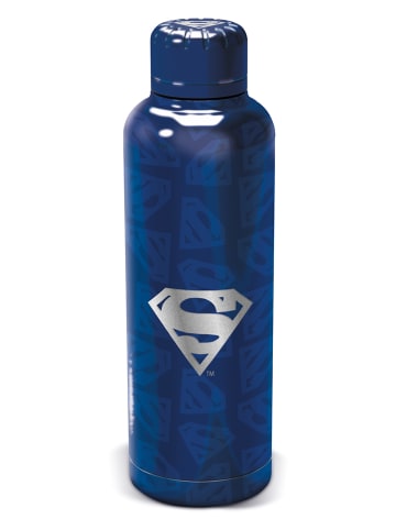 Superman Edelstahl-Trinkflasche "Superman" in Dunkelblau - 515 ml