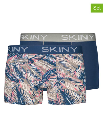 Skiny 2-delige set: boxershorts donkerblauw/meerkleurig