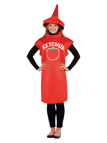 Amscan 2-delig kostuum "Ketchup" rood
