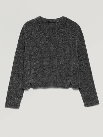 Sisley Sweter w kolorze antracytowym