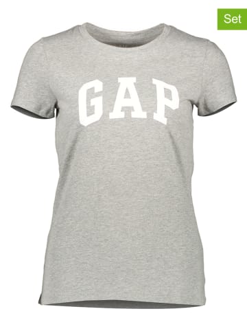 GAP 2-delige set: shirts zwart/grijs