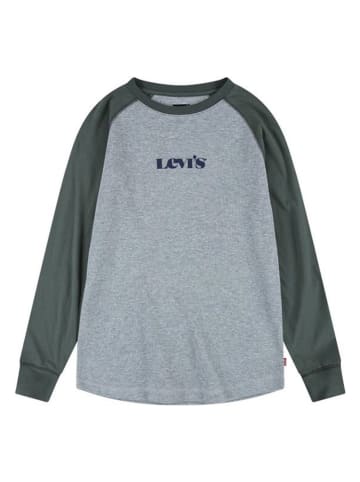 Levi's Kids Koszulka w kolorze szaro-oliwkowym