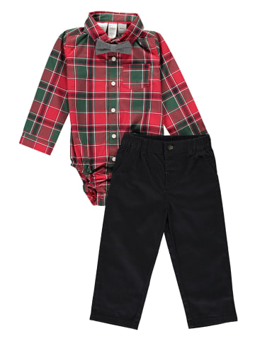 Carter's 3-delige outfit rood/groen/zwart