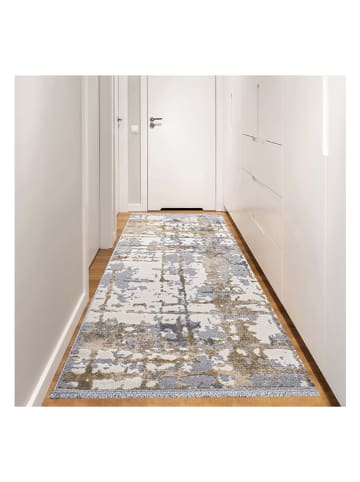 ABERTO DESIGN Laagpolig tapijt "Notta" grijs/beige