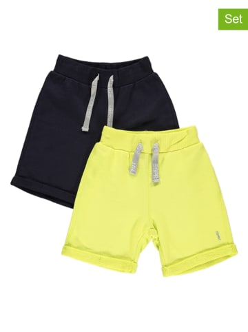 ESPRIT 2-delige set: shorts donkerblauw/groen