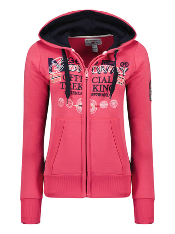 Geographical Norway Sweatjacke "Gladys" in Pink