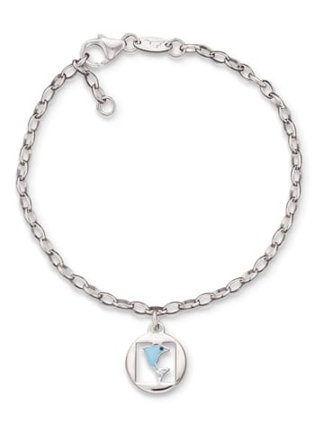 Herzengel Silber-Armkette "Delfin" mit Anhänger