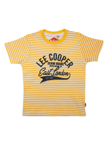 Lee Cooper Shirt geel/wit