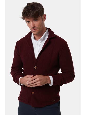 JIMMY SANDERS Sweter w kolorze bordowym