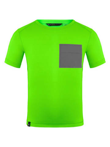 Salewa Koszulka funkcyjna "Pedroc" w kolorze zielonym
