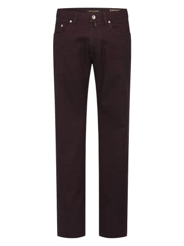 Pierre Cardin Spodnie "Lyon" - Modern fit - w kolorze bordowym
