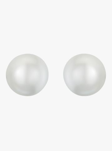 Steel_Art Pozłacane kolczyki-wkrętki z perłami