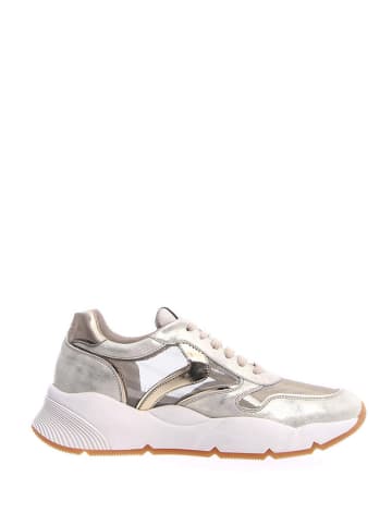 Voile Blanche Sneakersy w kolorze srebrno-białym