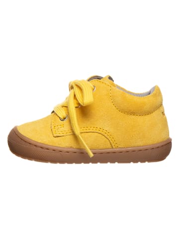 Richter Shoes Leder-Sneakers in Gelb