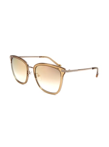 Carolina Herrera Męskie okulary przeciwsłoneczne w kolorze złotym