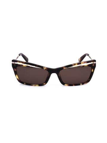 Furla Damskie okulary przeciwsłoneczne w kolorze ciemnobrązowym