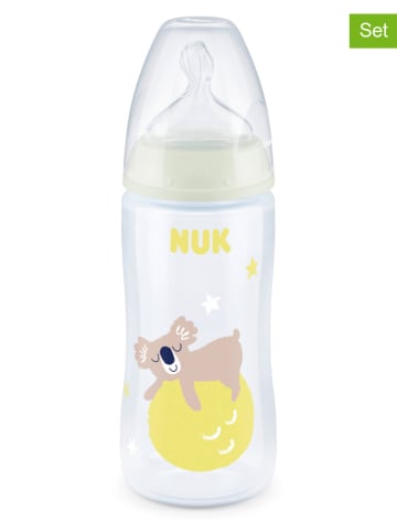 NUK 2-delige babyflessenset "First Choice+" meerkleurig - 300 ml